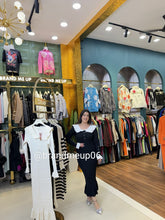 WOOLEN FRILL LONG PEARL DRESS (IMP-519)